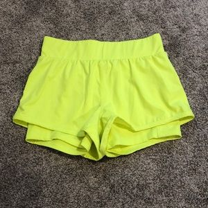 Neon Fabletics running shorts